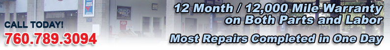 Tune-ups and Maintenance Services at Ramona Motor Works